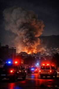 دوي انفجار هائل في كابل أعقبه إطلاق نار كثيف