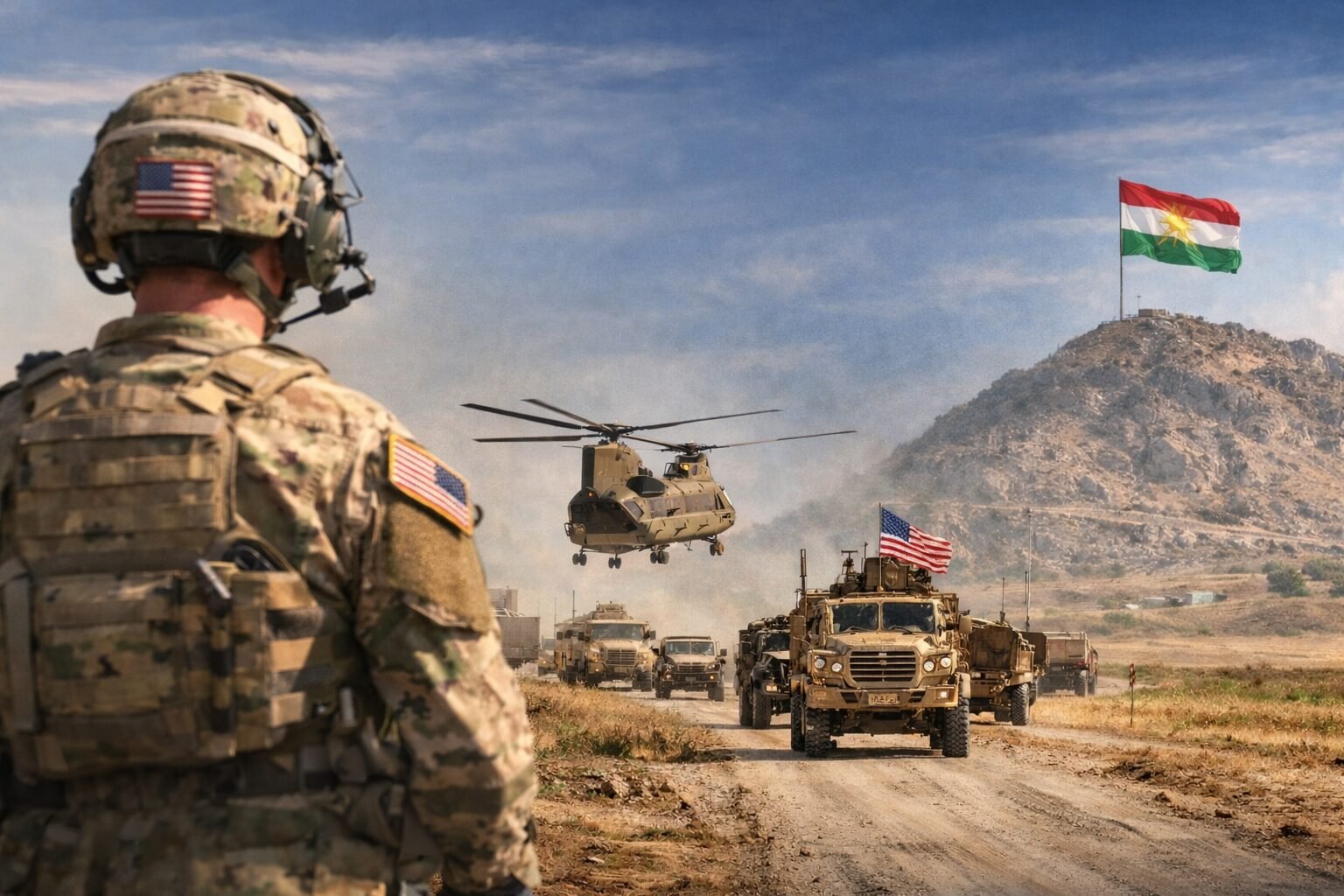 القوات الأمريكية تبدأ بسحب قواتها من سوريا إلى كردستان العراق
