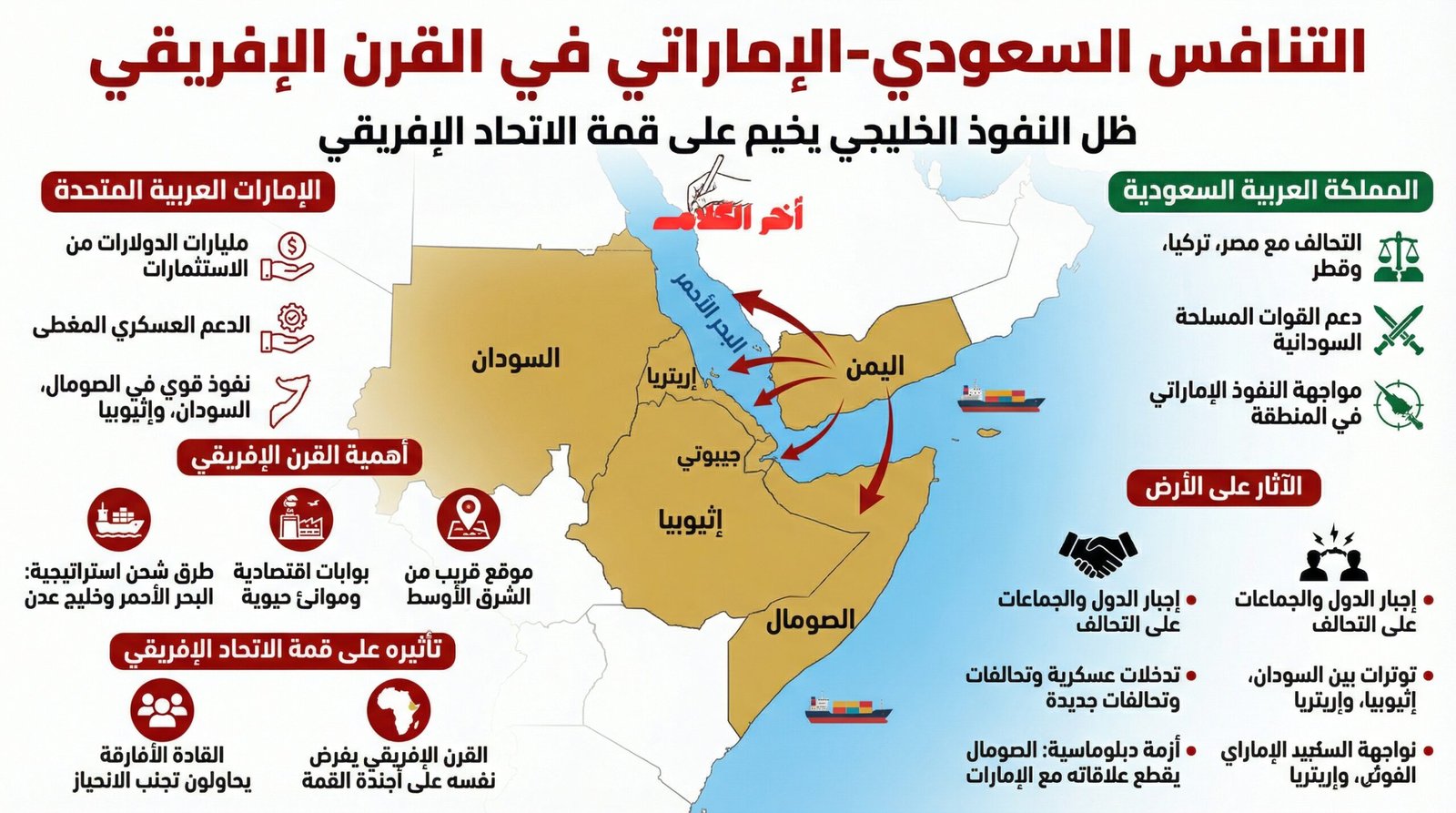 التنافس بين السعودية والإمارات يخيم على قمة الاتحاد الأفريقي