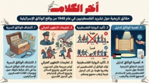 مستندات تاريخية إسرائيلية جديدة: الفلسطينيون لم يغادروا أرضهم في 1948 طواعية بل بالإرهاب