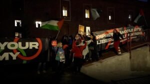 مئات الطلاب يحتجون ضد مشاركة إسرائيل بالألعاب الشتوية في ميلانو