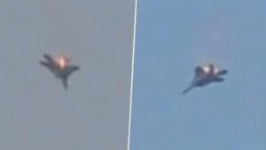 تحطم طائرة أمريكية أف 15