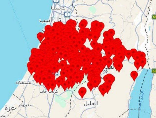 شمال فلسطين المحتل يشتعل