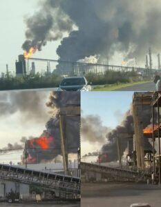 حريق هائل في محكمة أمريكية وانفجار ضخم في تل أبيب