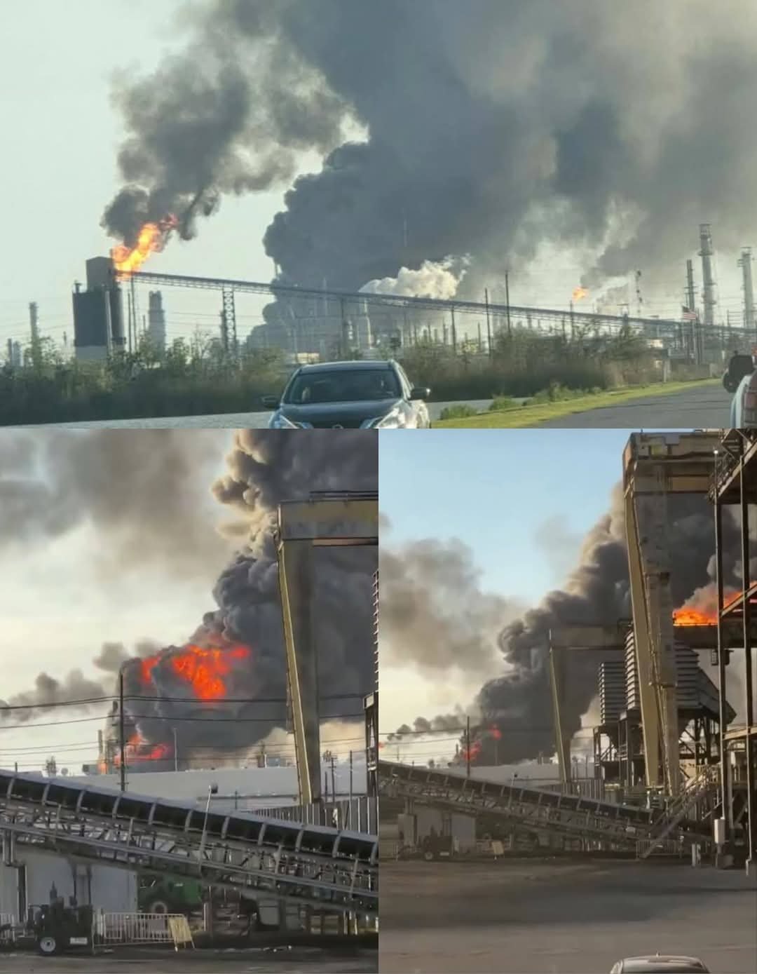 حريق هائل في محكمة أمريكية وانفجار ضخم في تل أبيب