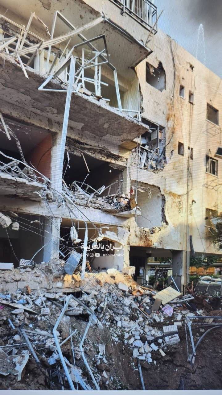 دمار واسع في تل أبيب وإصابة أماكن حساسة