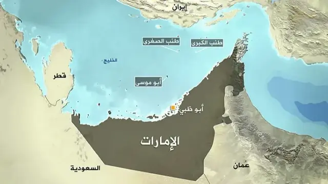 إعلام إيراني ينشر خريطة للبنية التحتية الإماراتية كأهداف محتملة