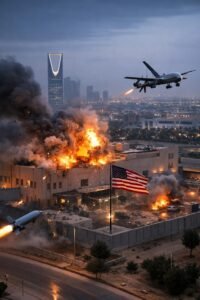 هجوم بمسيّرتين استهدف السفارة الأمريكية في الرياض