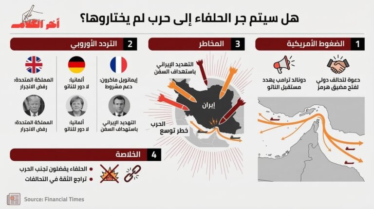 فايننشال-تايمز-هل-ينجرّ-حلفاء-واشنطن-للحرب