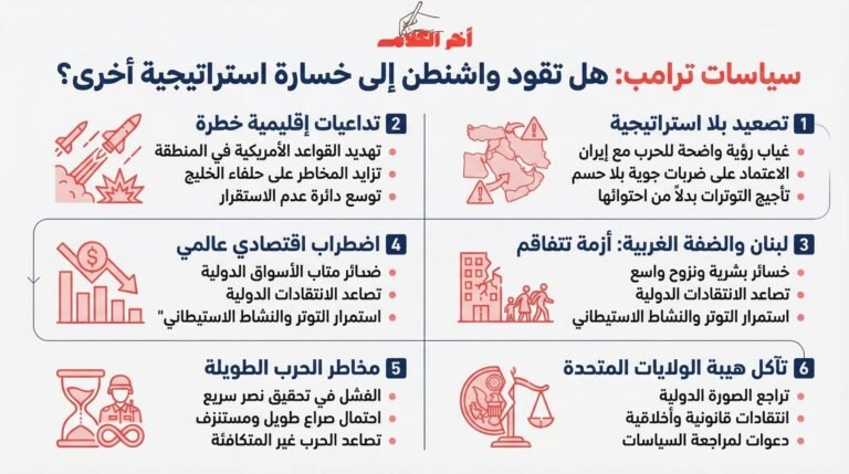 التقرير يشير إلى غياب استراتيجية واضحة واحتمال استمرار الصراع لفترة طويلة.