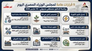 مدبولي يترأس اجتماع الحكومة ويوافق على مشروعات في الطاقة والصحة والنقل والتعليم