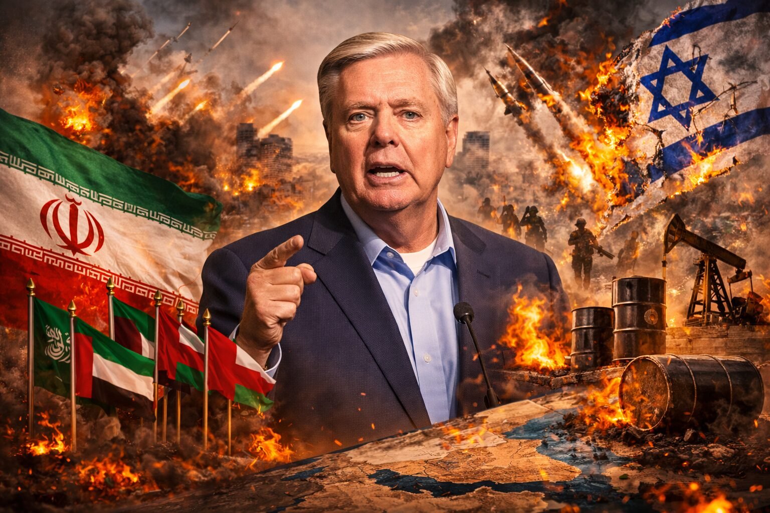 غراهام يكشف الأجندة الأمريكية: توريط الخليج وإيران في صراع شامل