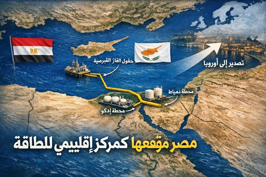 اتفاق الغاز بين مصر وقبرص.. القاهرة تبحث عن بدائل بعيدًا عن “إسرائيل”