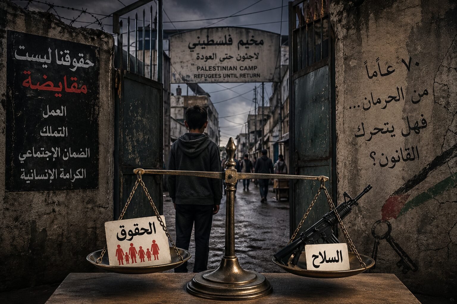 حقوق الفلسطينيين في لبنان بين شرط السلاح وإصلاح القانون