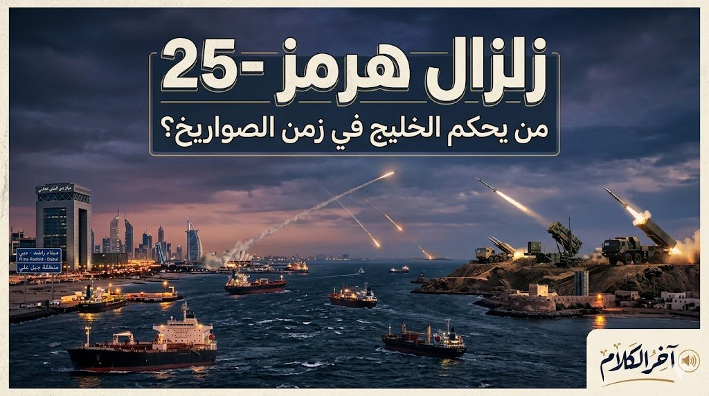 زلزال هرمز (25) من يحكم الخليج في زمن الصواريخ؟