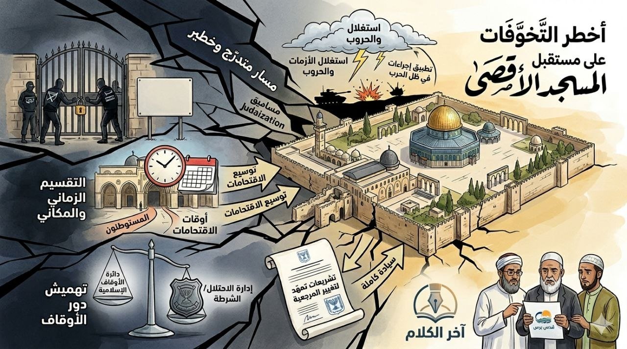 تقرير:  أخطر التخوفات على مستقبل المسجد الأقصى