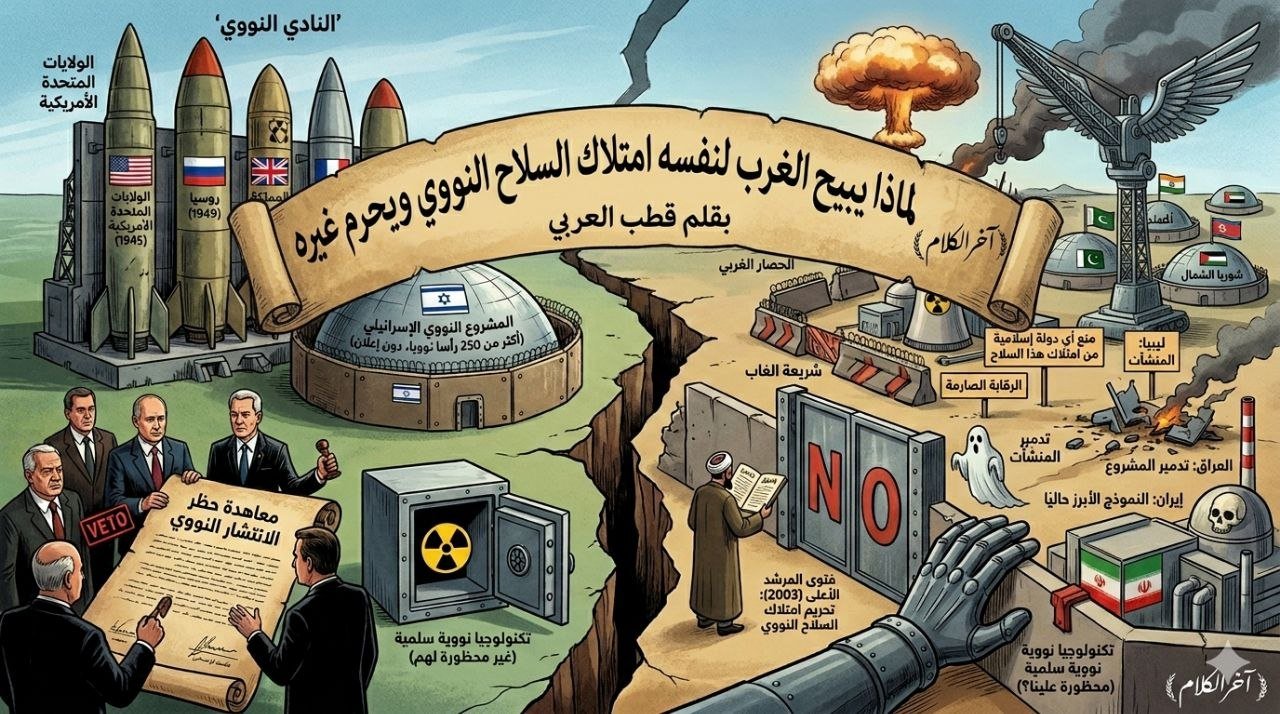 لماذا يبيح الغرب لنفسه امتلاك السلاح النووي ويحرم غيره؟