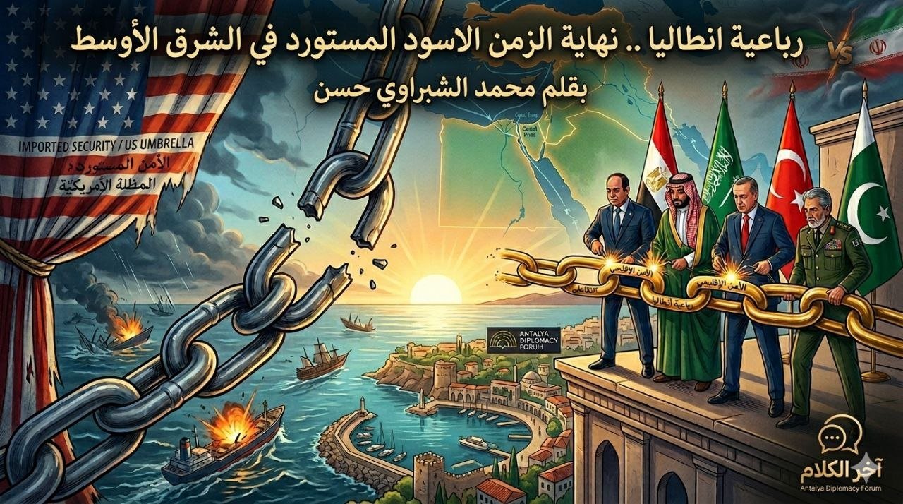 رباعية أنطاليا.. نهاية زمن الأمن المستورد