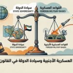 القواعد العسكرية الأجنبية وسيادة الدولة في القانون الدولي