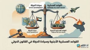 القواعد العسكرية الأجنبية وسيادة الدولة في القانون الدولي
