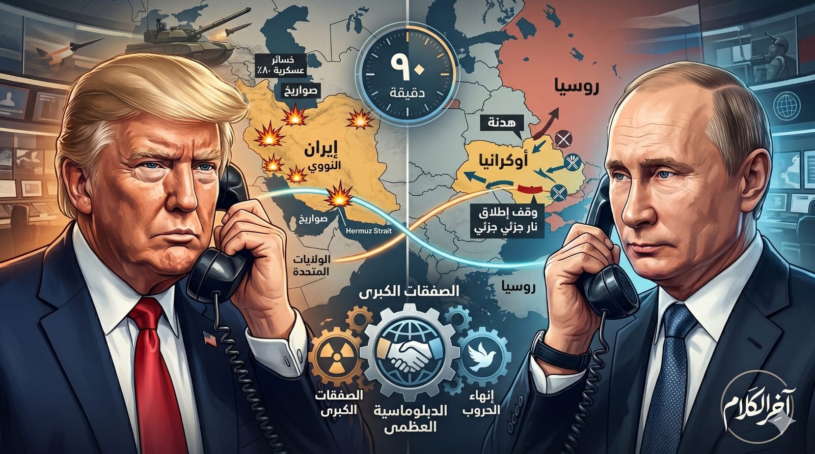 ترمب وبوتين يرسمان ملامح التسوية الكبرى