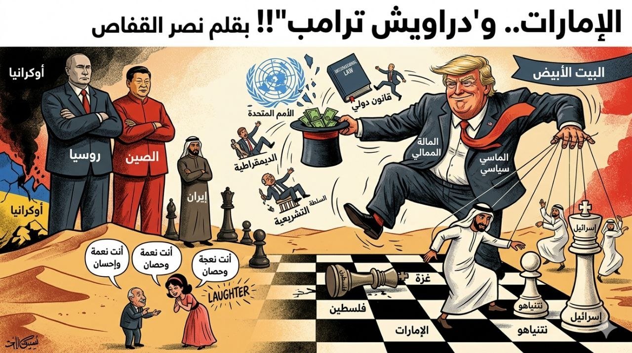 نصر القفاص يكتب: الإمارات ودراويش ترامب!