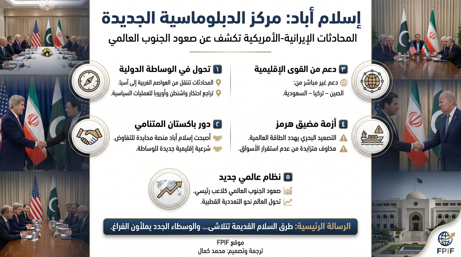 إسلام آباد تعيد رسم خريطة الوساطة الدولية