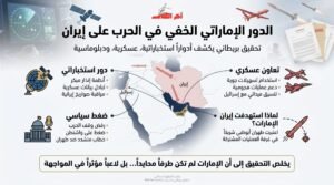 الدور الإمارتي الخفي في الحرب على إيران