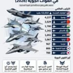 أقوى 10 دول في العالم في القوات الجوية (2026)