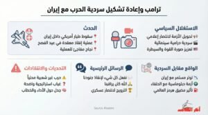 كيف استغل ترامب عملية إنقاذ طيار أمريكي لإعادة تشكيل صورة حرب إيران؟