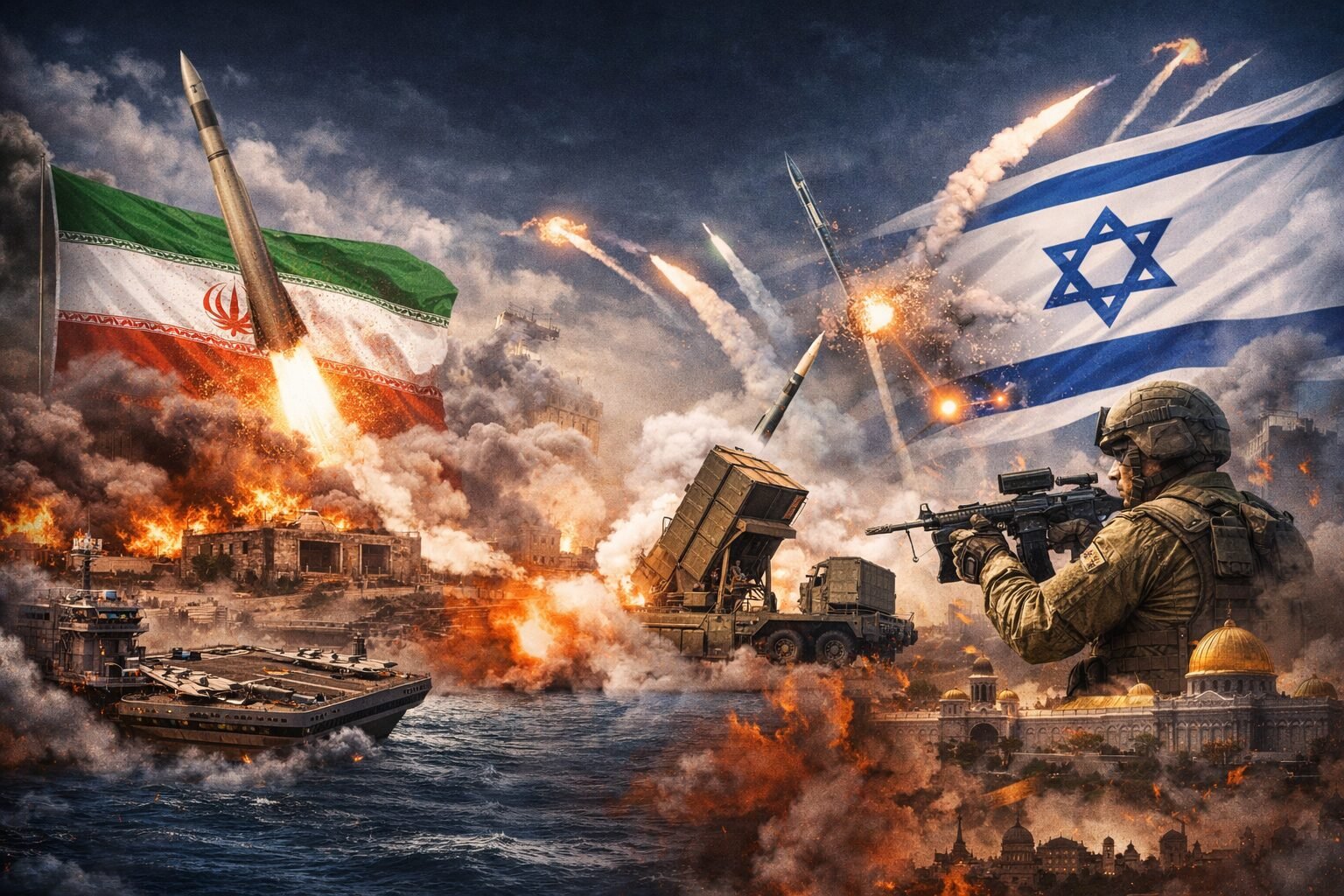 تصعيد عسكري خطير بين إيران وإسرائيل : آخر التطورات خلال 24 ساعة