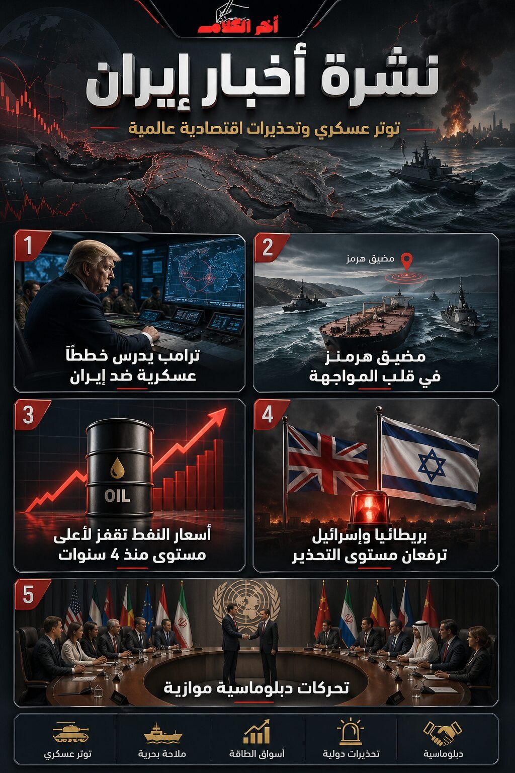 نشرة أخبار إيران
