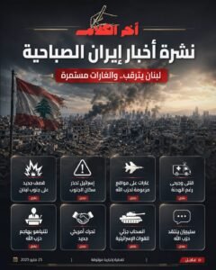 نشرة أخبار إيران الصباحية