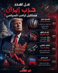 هل تهدد حرب إيران مستقبل ترامب السياسي؟