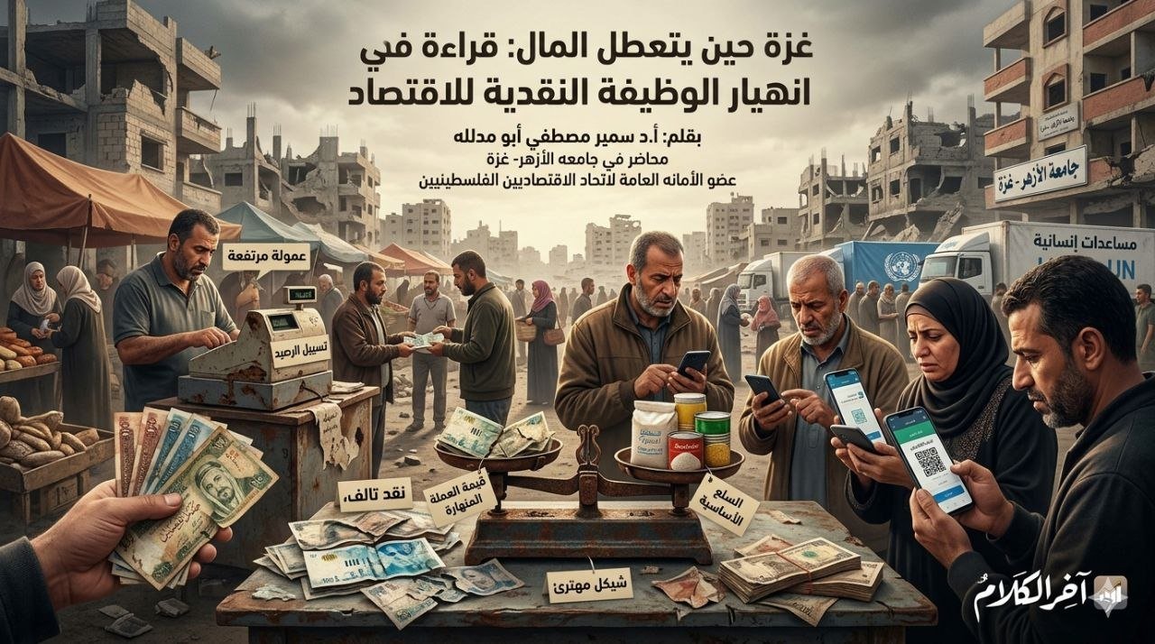 غزة حين يتعطل المال