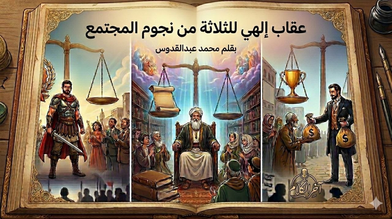 عقاب إلهي لثلاثة من نجوم المجتمع!
