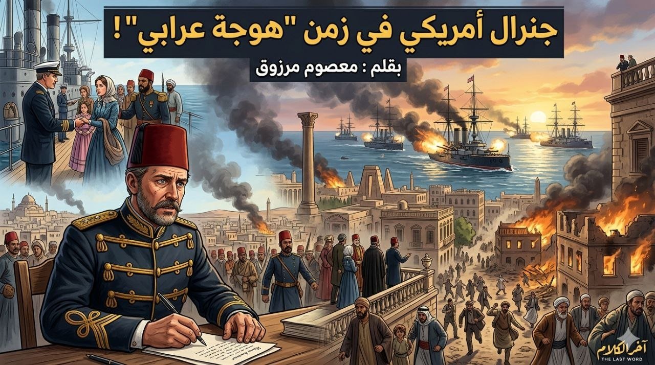  معصوم مرزوق يكتب: جنرال أمريكي في زمن “هوجة عرابي” 