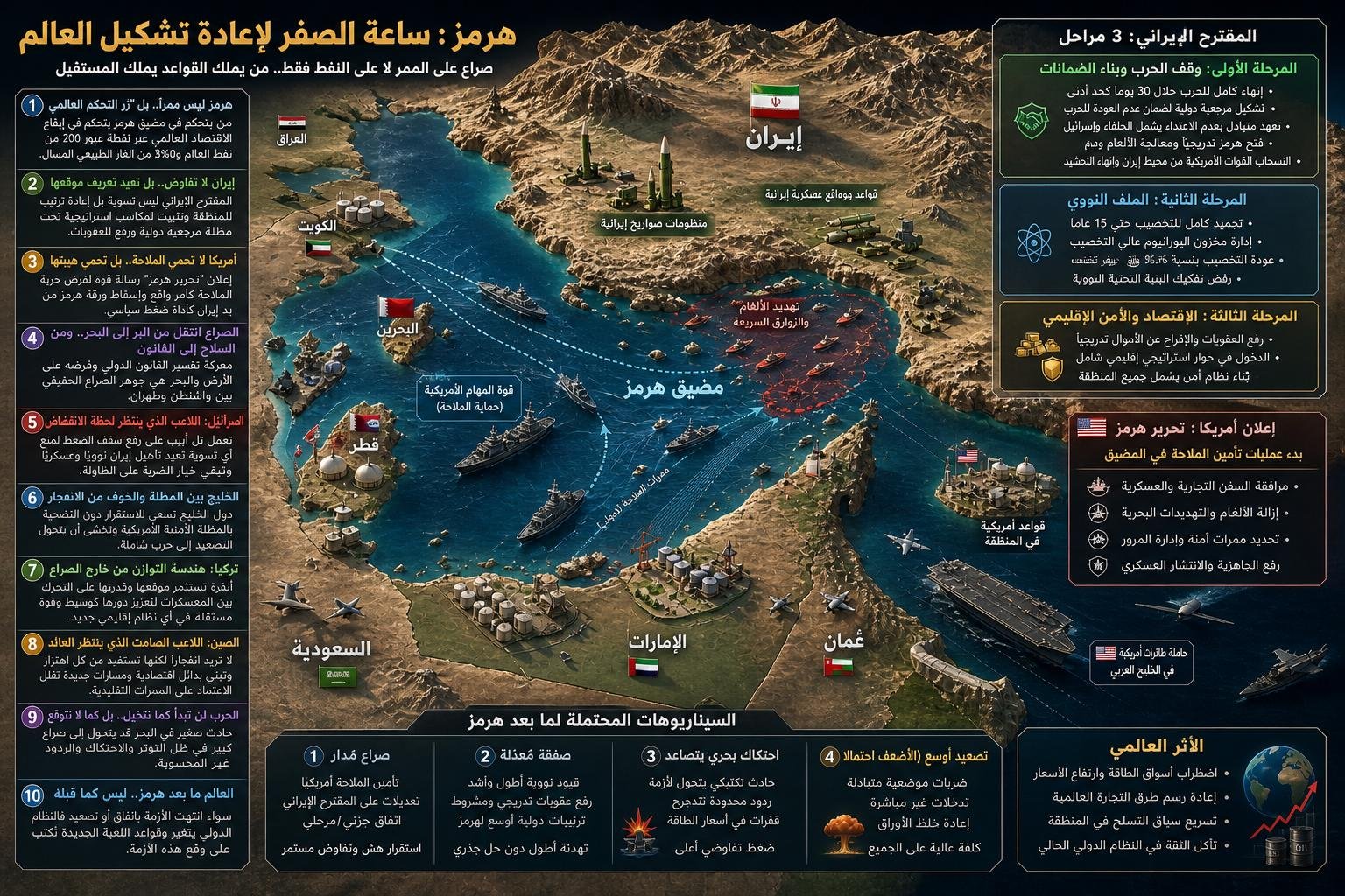 هرمز: ساعة الصفر لإعادة تشكيل العالم