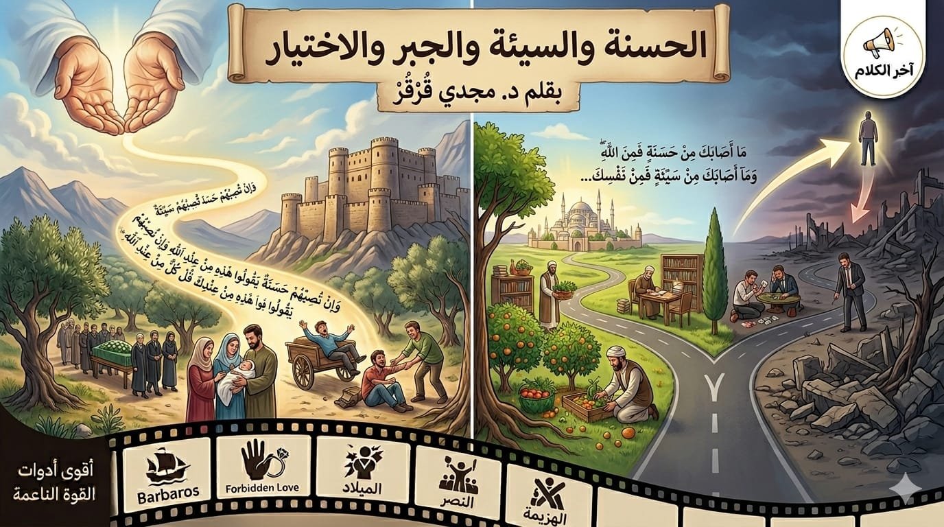 د. مجدي قُرْقُرْ يكتب: الحسنة والسيئة والجبر والاختيار
