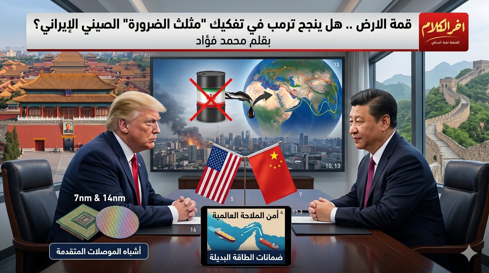 هل ينجح ترمب في تفكيك مثلث الضرورة الصيني الإيراني؟