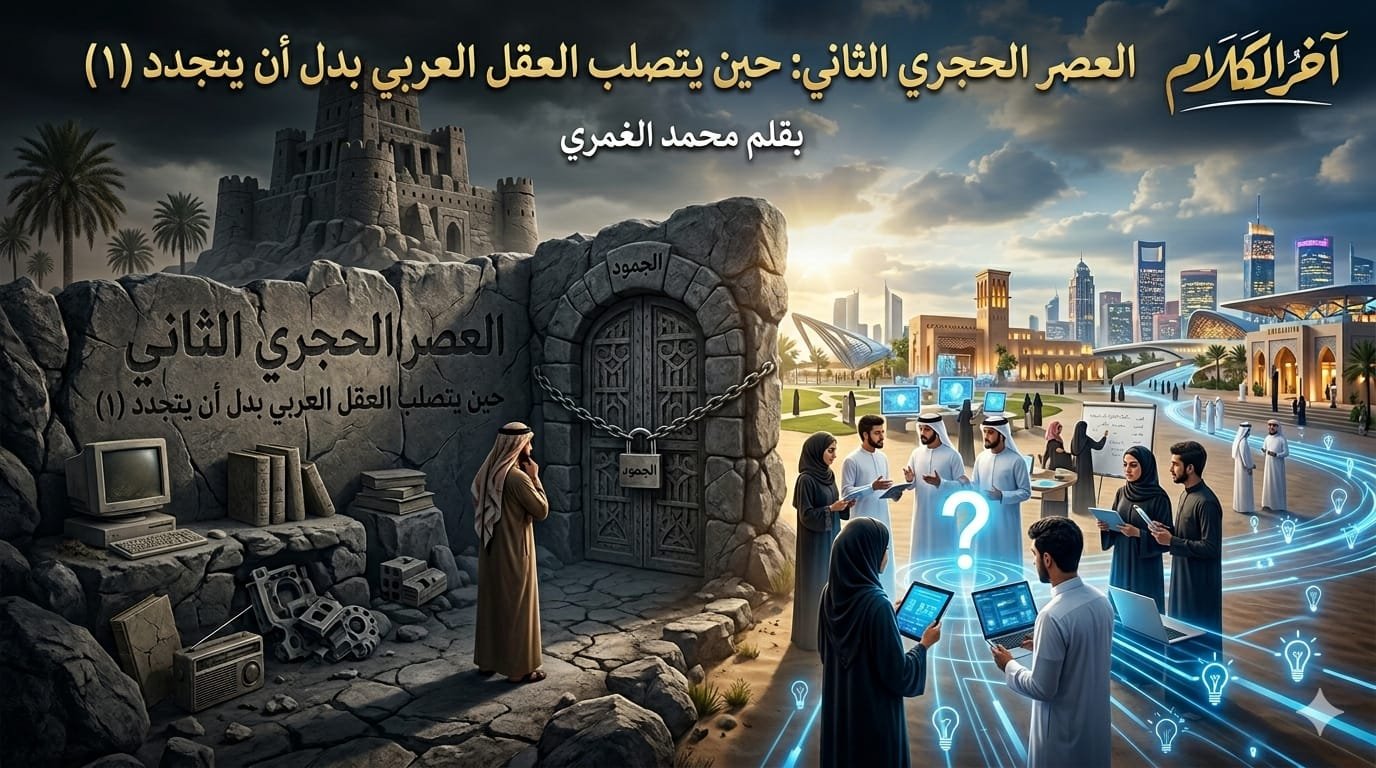 العصر الحجري الثاني: حين يتصلب العقل العربي بدل أن يتجدد (١)