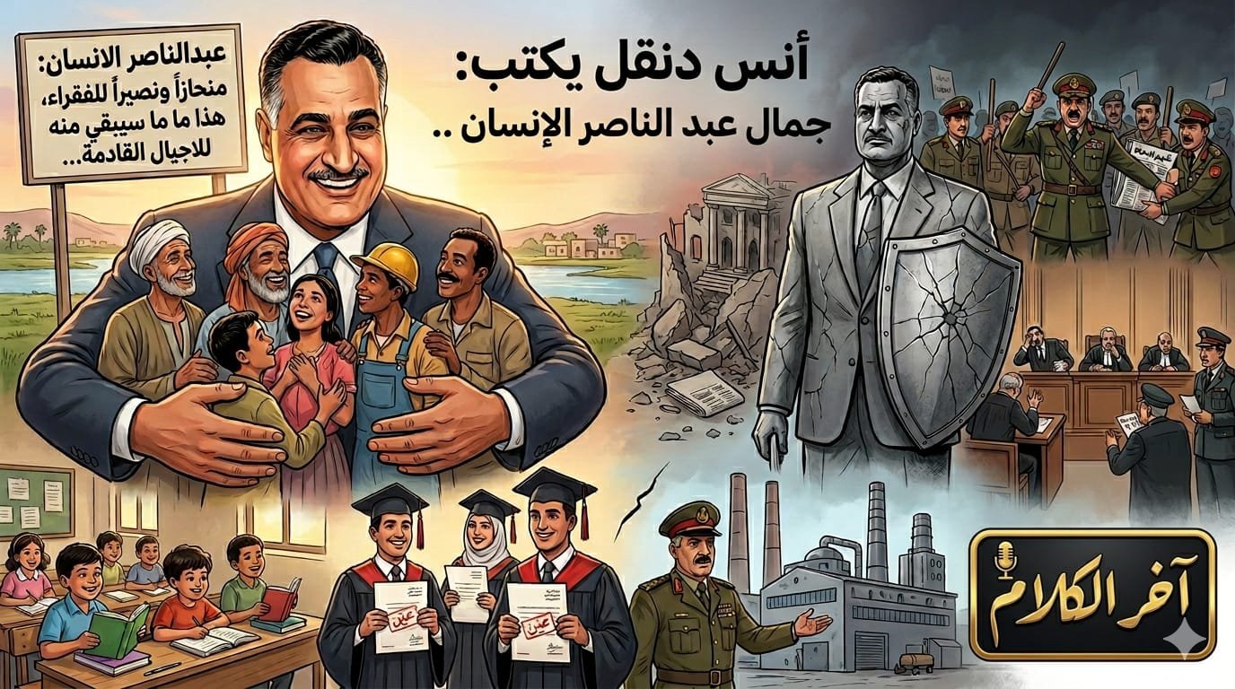 أنس دنقل يكتب: بين ناصر الإنسان وناصر النظام السياسي