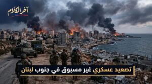 تصعيد عسكري غير مسبوق في جنوب لبنان