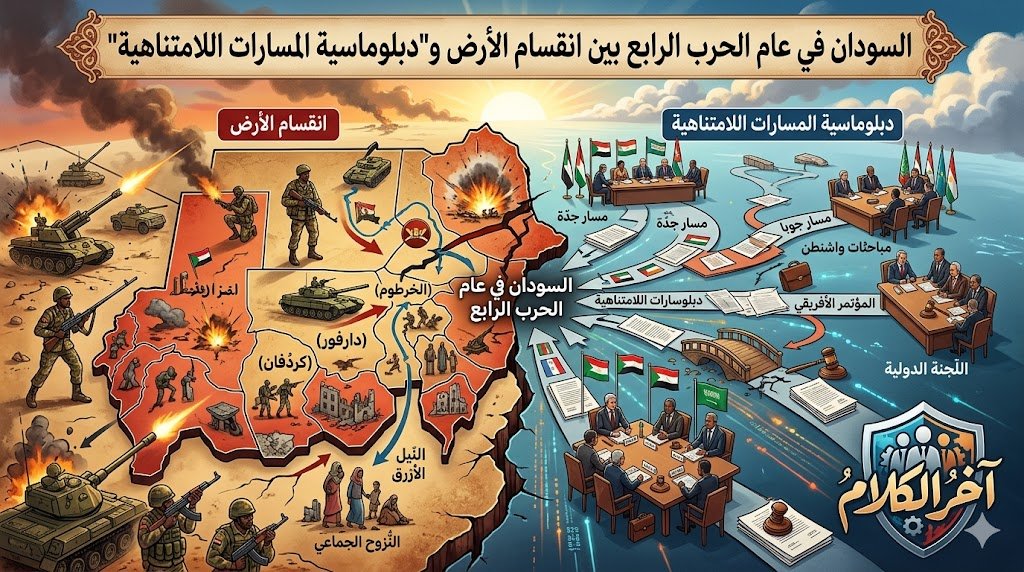 السودان في عام الحرب الرابع بين انقسام الأرض ودبلوماسية المسارات