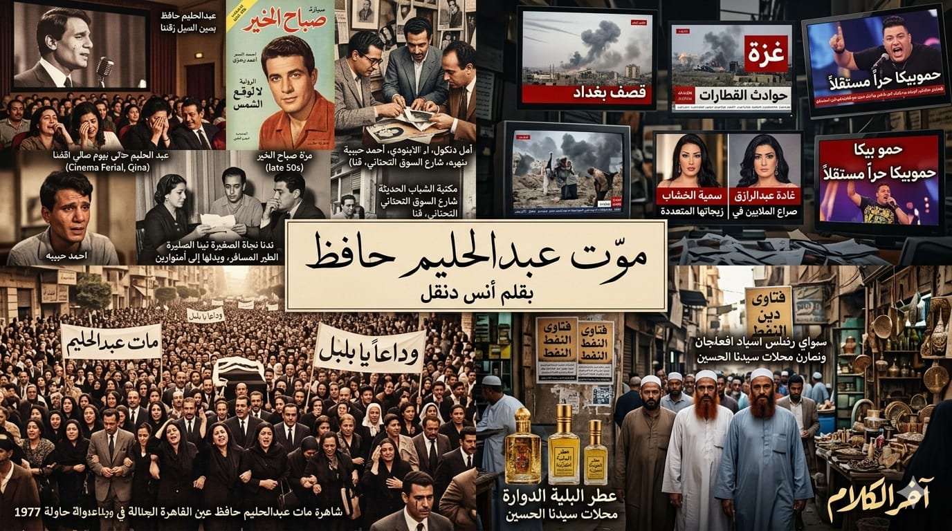 أنس دنقل يكتب: موت عبد الحليم حافظ