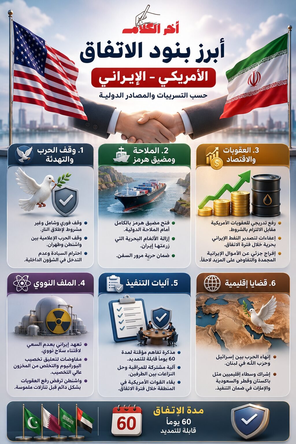ترامب: تم التفاوض على جزء كبير من الاتفاق مع إيران