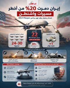 إيران تستنزف أخطر المسيرات الأمريكية