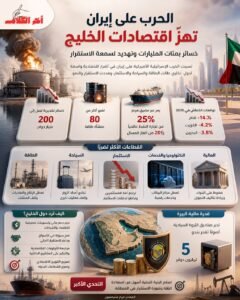 الحرب على إيران تهز اقتصادات الخليج