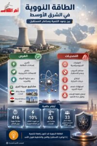 الطاقة النووية في الشرق الأوسط: بين وعود التنمية ومخاطر الجغرافيا السياسية