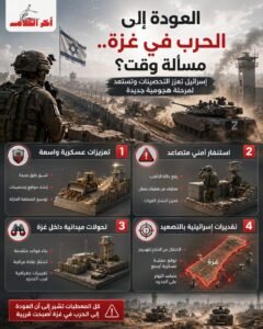 العودة إلى الحرب في غزة تقترب إسرائيل تعزز تحصيناتها